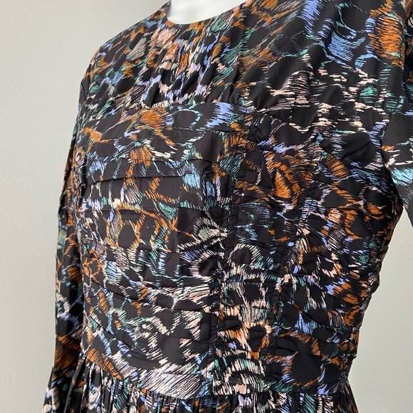 NWT Ulla Johnson Estyne Longsleeve Poplin Maxi Dress Starling size 4 - Picture 7 of 13